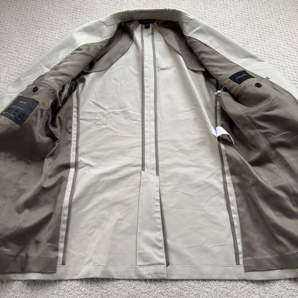 Banana republic tan men’s suit jacket blazer